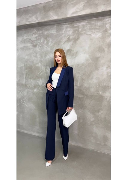 Kadın Saten Detaylı Mostralı Takım Elbise fırsatları