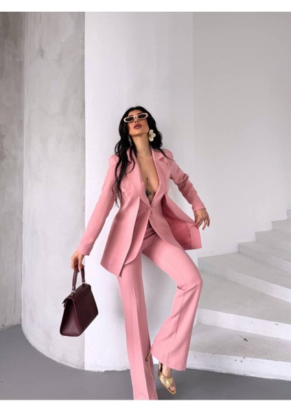 Kadın Tasarım Ceket Yüksek Bel Premıum Takım Elbise indirimleri
