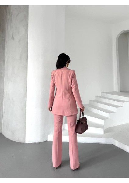 Kadın Tasarım Ceket Yüksek Bel Premıum Takım Elbise