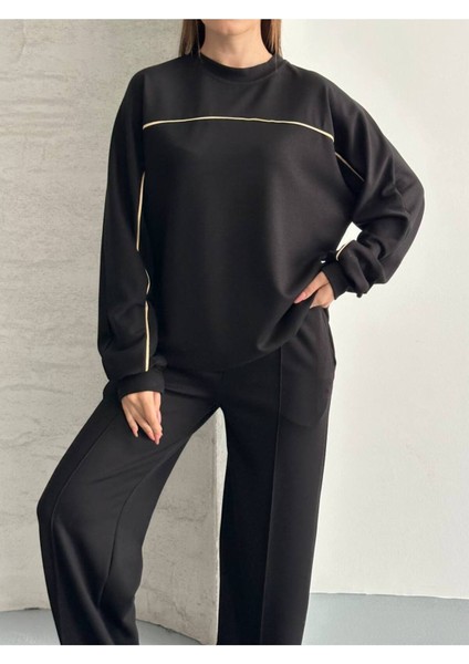 Kadın Ince Çizgi Detaylı Ikili Takım fiyatları