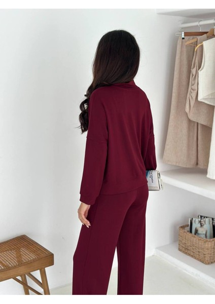 Kadın Fermuarlı Kapüşonlu Eşofman Takımı modelleri