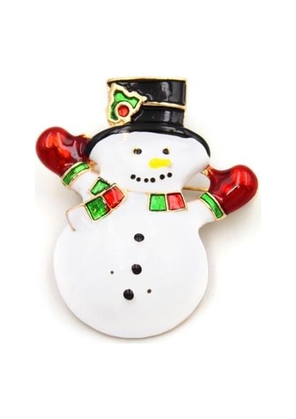 Kardan Adam Broş - Beyaz fiyatları