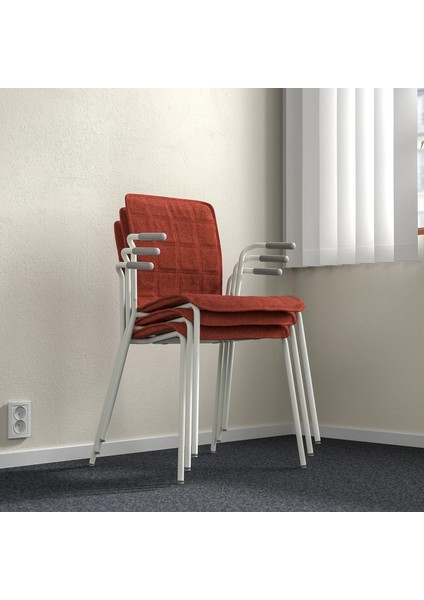 Laktare Çalışma Sandalyesi Kırmızı Beyaz fırsatları