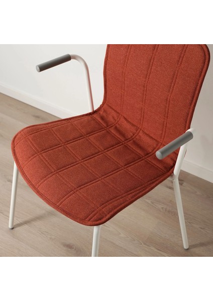 Laktare Çalışma Sandalyesi Kırmızı Beyaz