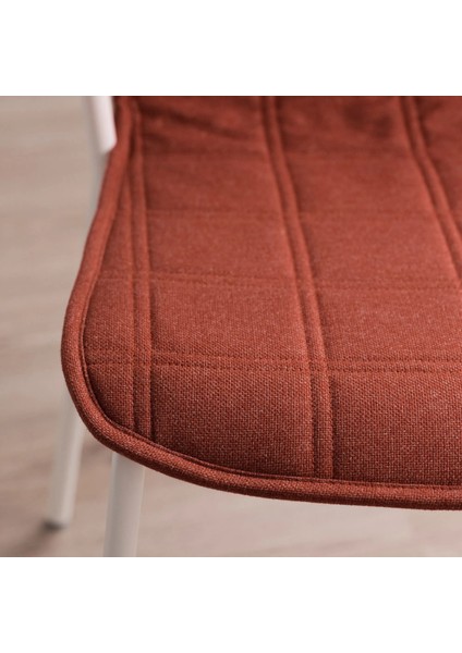 Laktare Çalışma Sandalyesi Kırmızı Beyaz