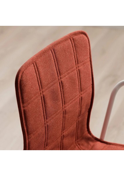 Laktare Çalışma Sandalyesi Kırmızı Beyaz