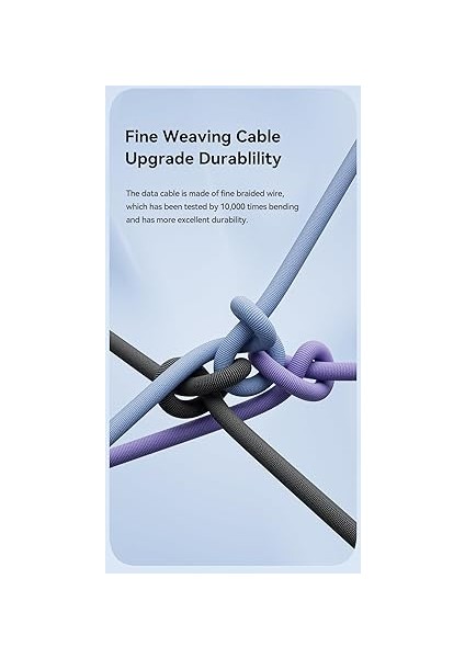 60W USB Type-C To Type-C Dijital Ekran Sarj Kablosu | 2 Metre | Gri fırsatları