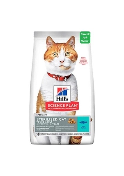 Young Adult Sterilised Ton Balıklı Kısırlaştırılmış Yetişkin Kedi Maması 1 kg