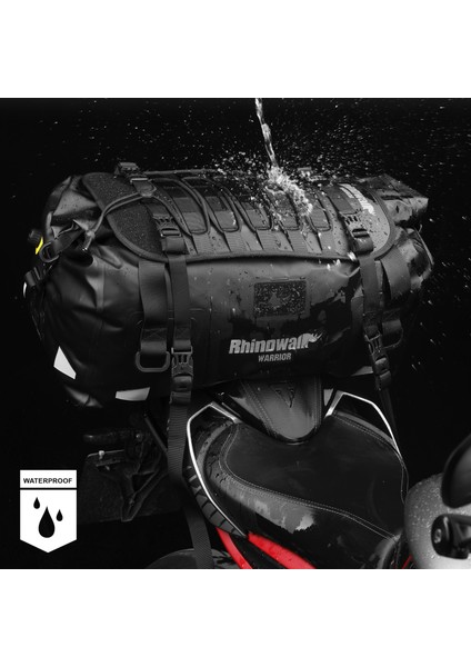 Su Geçirmez Motosiklet Duffel Çanta 20-40-65LT – Kuyruk Çantası, Arka Koltuk Çantası, Roll-Top Seyahat Ekipman Çantası fiyatları