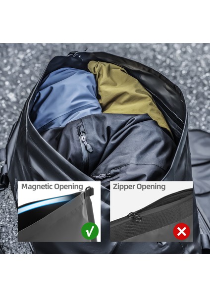 Su Geçirmez Motosiklet Duffel Çanta 20-40-65LT – Kuyruk Çantası, Arka Koltuk Çantası, Roll-Top Seyahat Ekipman Çantası fırsatları