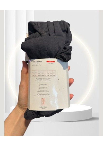 Sherry 140 Denye Drapeli Esnek Rahat Çorap Tayt - Limited indirimleri