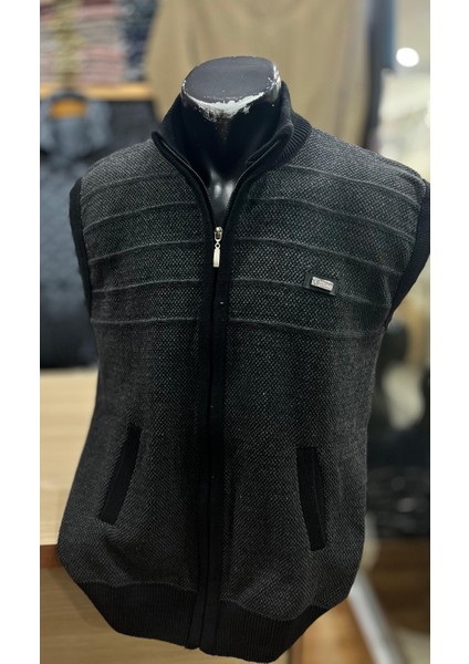 Erkektrikofermuarlıcepli Büyük Beden Yelek