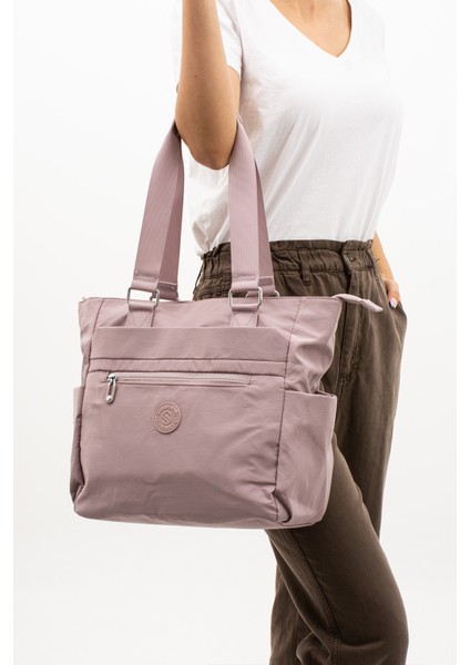 Sanmorris Glc Kadın Çok Gözlü Kullanışlı Suya Dayanıklı Saten Kumaş Siyah Renkli Çapraz Askılı El ve Omuz Çantası modelleri