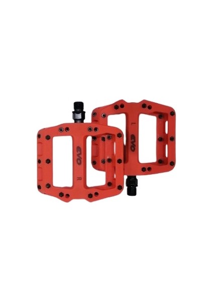 Plastik Turuncu Çivili Platformlu Bisiklet Pedalı