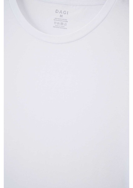 Erkek Pamuklu O Yaka 2'li Paket Tshirt D5120 fırsatları