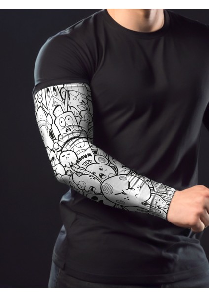 Doodle Çift Oyuncu Sporcu Kolluk Gamer Sleeve Buffed fiyatları