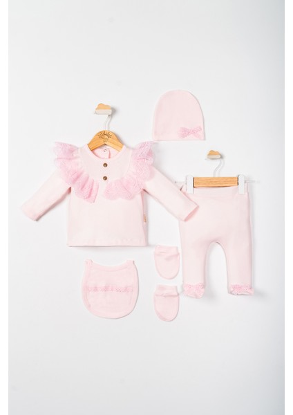 Kız Bebek Mevlütlük Hastane Çıkışı 5'li Set