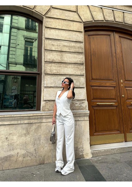 Kadın Klasik Yelek Pantolon Takım Elbise fiyatları