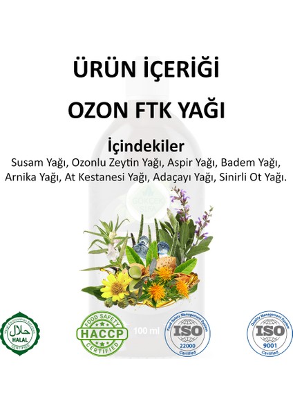 Ozonlu FTK Yağı 100 ml fiyatları