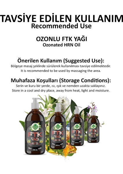 Ozonlu FTK Yağı 100 ml fırsatları
