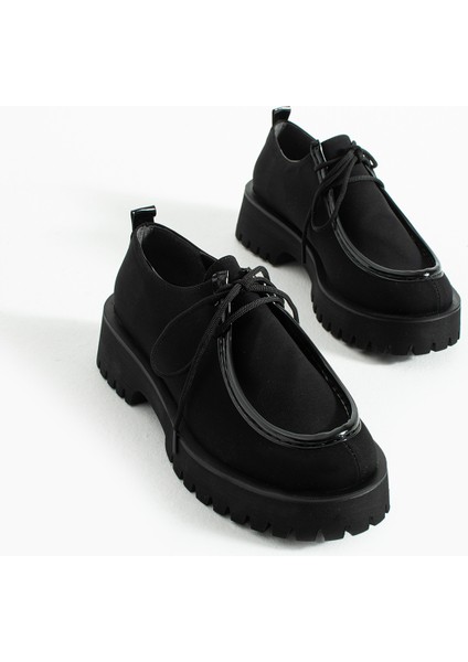 Kadın Yüksek Taban Loafer Arden - Siyah