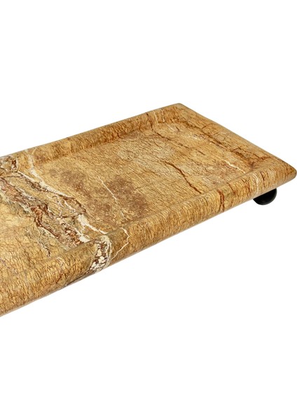 Kahverengi Mermer Dekoratif Tepsi indirimleri