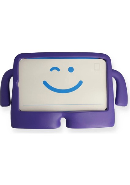 Mtxdpn Newface Samsung Galaxy T500 Tab A7 10.4 Kılıf Karakter Tablet Silikon - Mor