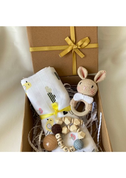 Hoşgeldin Bebek, Unısex Bebek ,organik Yenidoğan Bebek Hediye Seti