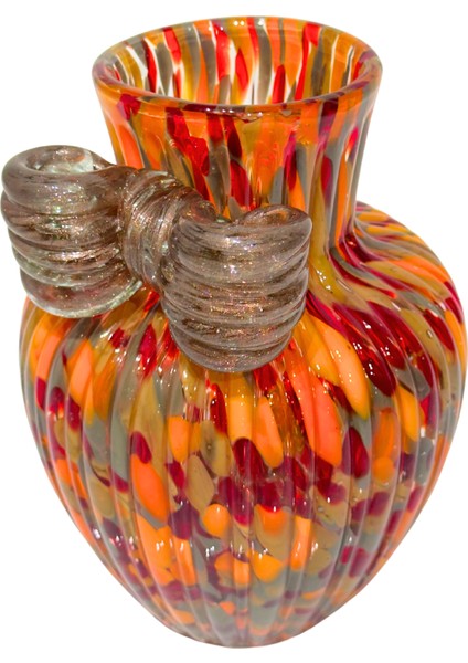 Turuncu Fiyonk Cam Vazo Küçük Boy modelleri