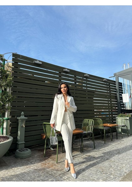 Kadın Taş Detaylı Ceket Pantolon Takım Elbise fiyatları