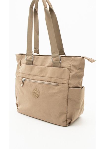 Sanmorris Glc Kadın Çok Gözlü Kullanışlı Suya Dayanıklı Saten Kumaş Siyah Renkli Çapraz Askılı El ve Omuz Çantası fiyatları