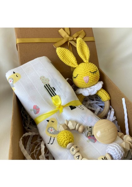 Hoşgeldin Bebek, Unısex Bebek ,organik Yenidoğan Bebek Hediye Seti