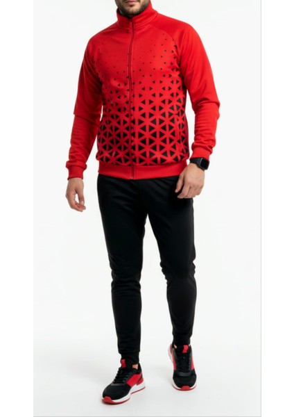 Unisex Micropolyester Kırmızı Eşofman Takım fiyatları