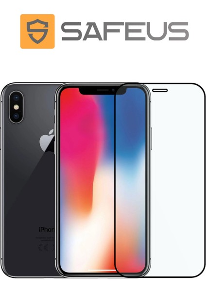iPhone x Tam Kaplayan Parmak Izi Bırakmayan Safir Ekran Koruyucu Cam