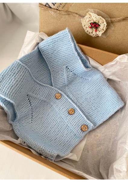 El Örgüsü Yumuşak Bebek Yelek ve Patik Seti 3-12 Ay | Yenidoğan Bebek Hediyesi Unisex fiyatları