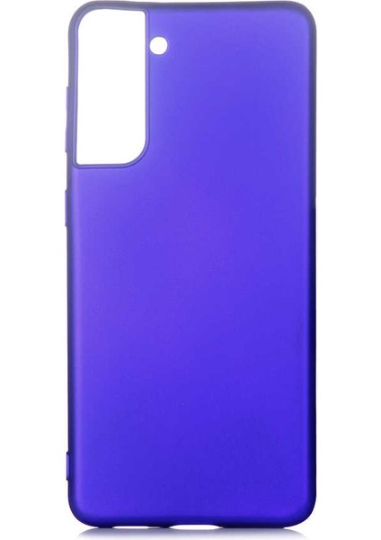 Galaxy S21 Plus Kılıf Nxxa Premier Silikon Kapak-Saks Mavi