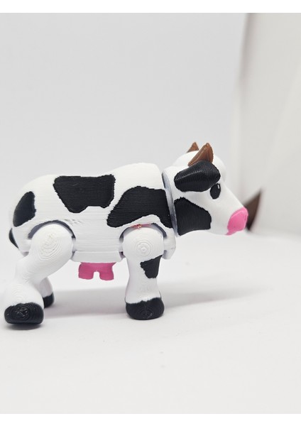 4cm uzunluğunda Minik Sevimli Inek Hayvan Oyuncak – Flexi Hayvan Figür +4 Yaş - Bpa Free modelleri