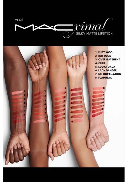 Macxımal Sılky Matte Lıpstıck-Taupe fiyatları