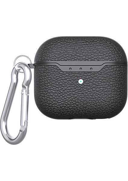 Airpods 4 Kılıf Uyumlu Nxxa Airbag 03 Silikon-Siyah