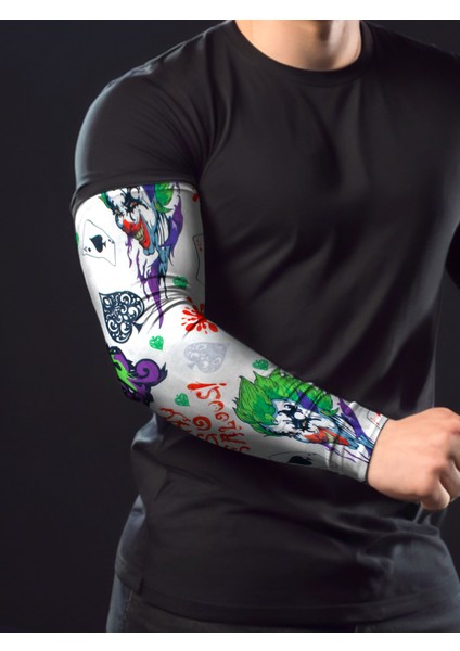 Joker Tekli Oyuncu Sporcu Kolluk Gamer Sleeve Buffed