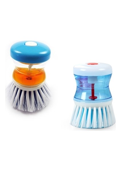 Deterjan Hazneli Bulaşık Fırçası + Saplı Mikrofiber Başlıklı Yüzey Temizleme Mopu - 2li Set D4E5F6 indirimleri