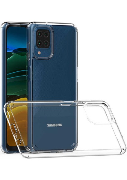 Galaxy A12 Kılıf Nxxa Coss Kapak-Renksiz