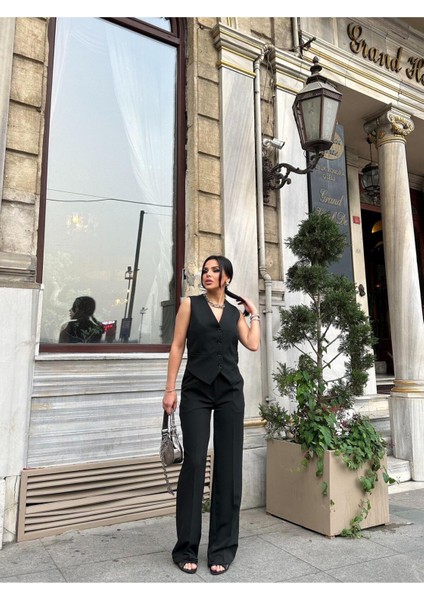 Kadın Klasik Yelek Pantolon Takım Elbise indirimleri