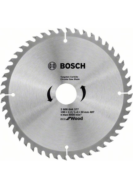 Eco For Wood Daire Testere 190*30 48 Diş