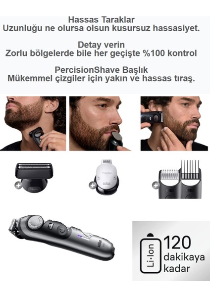 Sakal Düzeltici Series 7, +10 Berber Ekipmanları+Taşıma Çantası (Onerous ) fiyatları