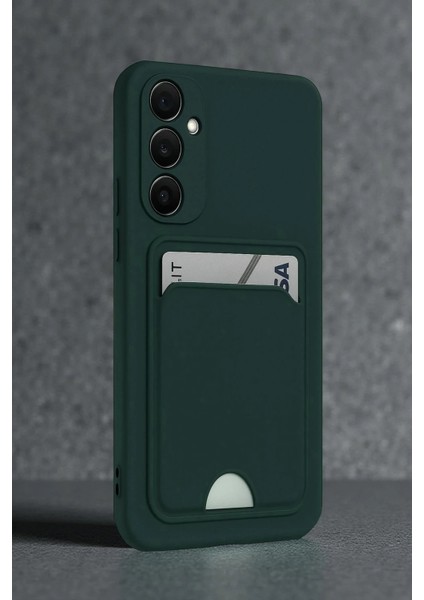Mtxdpn Newface Samsung Galaxy S24 Fe Kılıf Kelvin Kartvizitli Silikon - Koyu Yeşil fiyatları