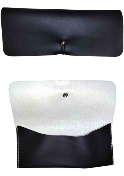 Siyah Yumuşak Gözlük Kılıfı