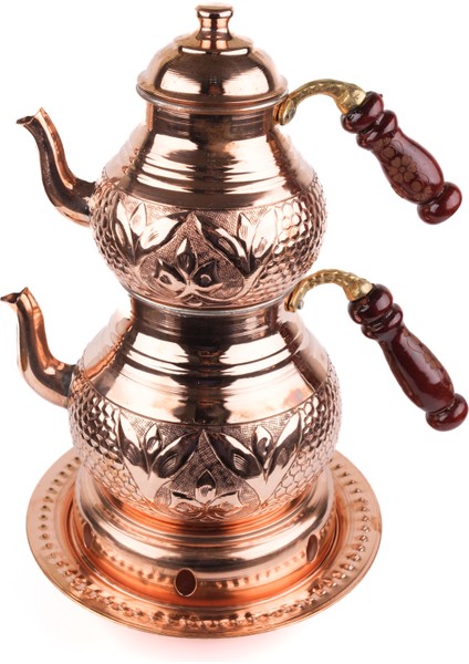 Bakır Ocaklı Çaydanlık