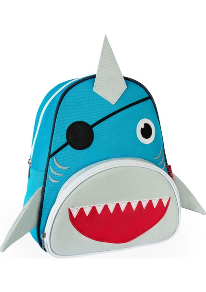 Köpek Balığı Sırt Çantası Anaokulu Yuva Kreş Okul Çantası Korsan Köpek Balığı Figürlü modelleri