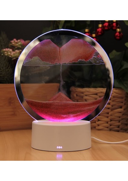 Işıklı Kum Saati - Kum Dağı Akış Tablosu Büyük Boy Renk Değiştiren - Turuncu fiyatları